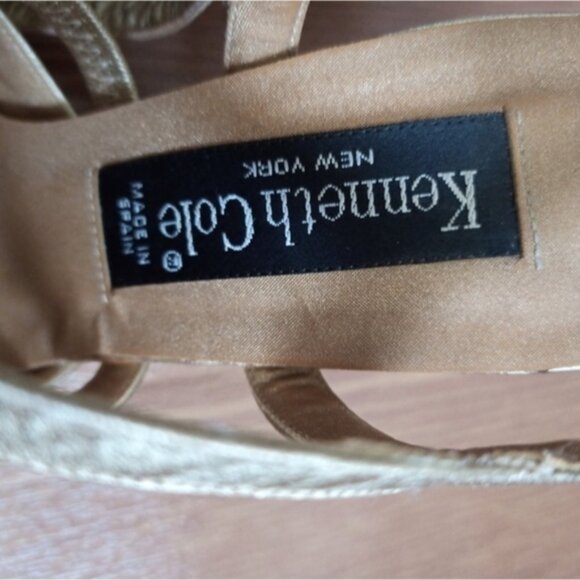Kenneth Cole Women shoes Gold Size 8.5 - Picture 6 of 6